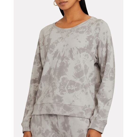 Rails Theo Scoop Neck Large Gray Tie-Dye Sweatshirt - Picture 1 of 7